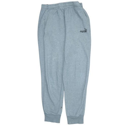 Mens UK Size M PUMA Regular Fit Jogger Grey Trousers
