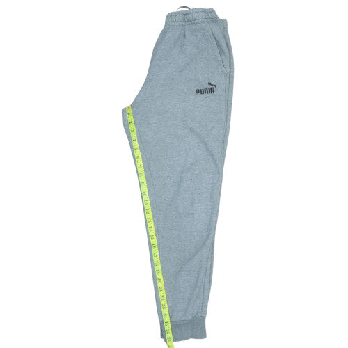 Mens UK Size M PUMA Regular Fit Jogger Grey Trousers