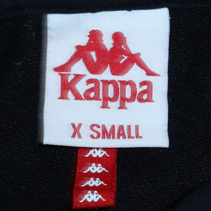 Unisex Adults UK Size XS Kappa Black Pullover Hoodie
