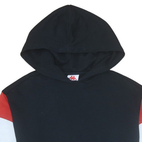 Unisex Adults UK Size XS Kappa Black Pullover Hoodie