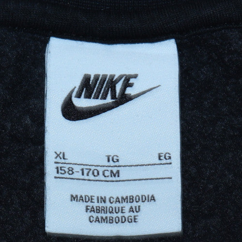 Teens UK Size M Nike Black Pullover Sweatshirt