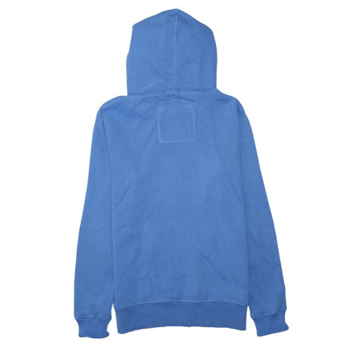 Mens UK Size M Superdry Blue Pullover Hoodie
