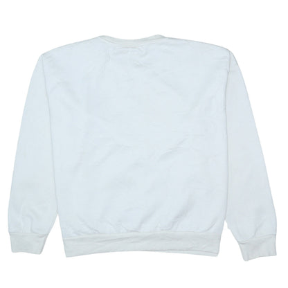 Disney Women White Dumbo Pullover Sweatshirt Size L