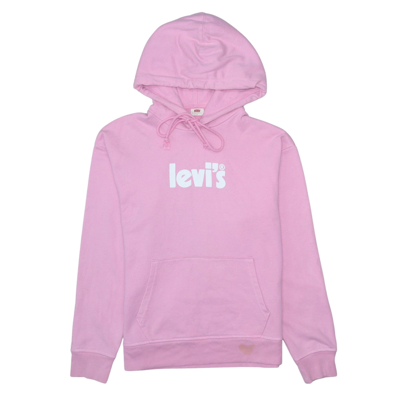 Womens UK Size S Levi's Pink Pullover Hoodie