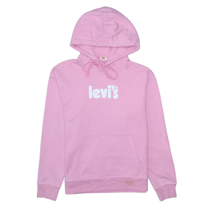Womens UK Size S Levi's Pink Pullover Hoodie