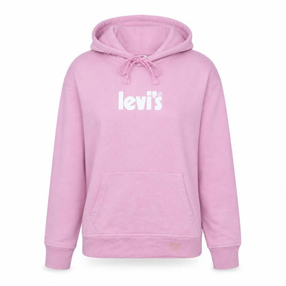 Womens UK Size S Levi's Pink Pullover Hoodie