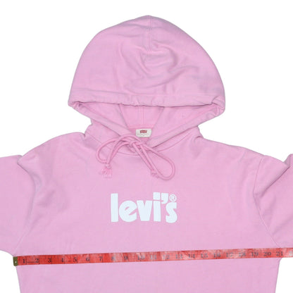 Womens UK Size S Levi's Pink Pullover Hoodie