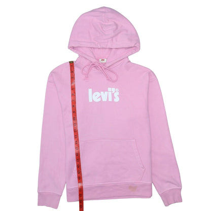 Womens UK Size S Levi's Pink Pullover Hoodie