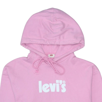 Womens UK Size S Levi's Pink Pullover Hoodie