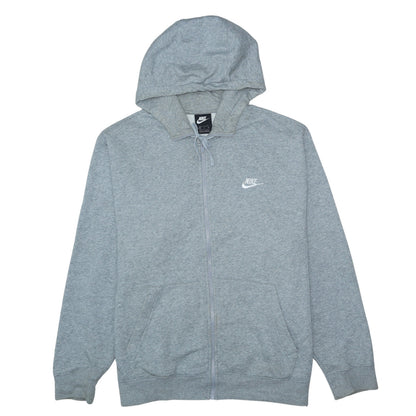 Mens UK Size XL Nike Grey Full Zip Hoodie