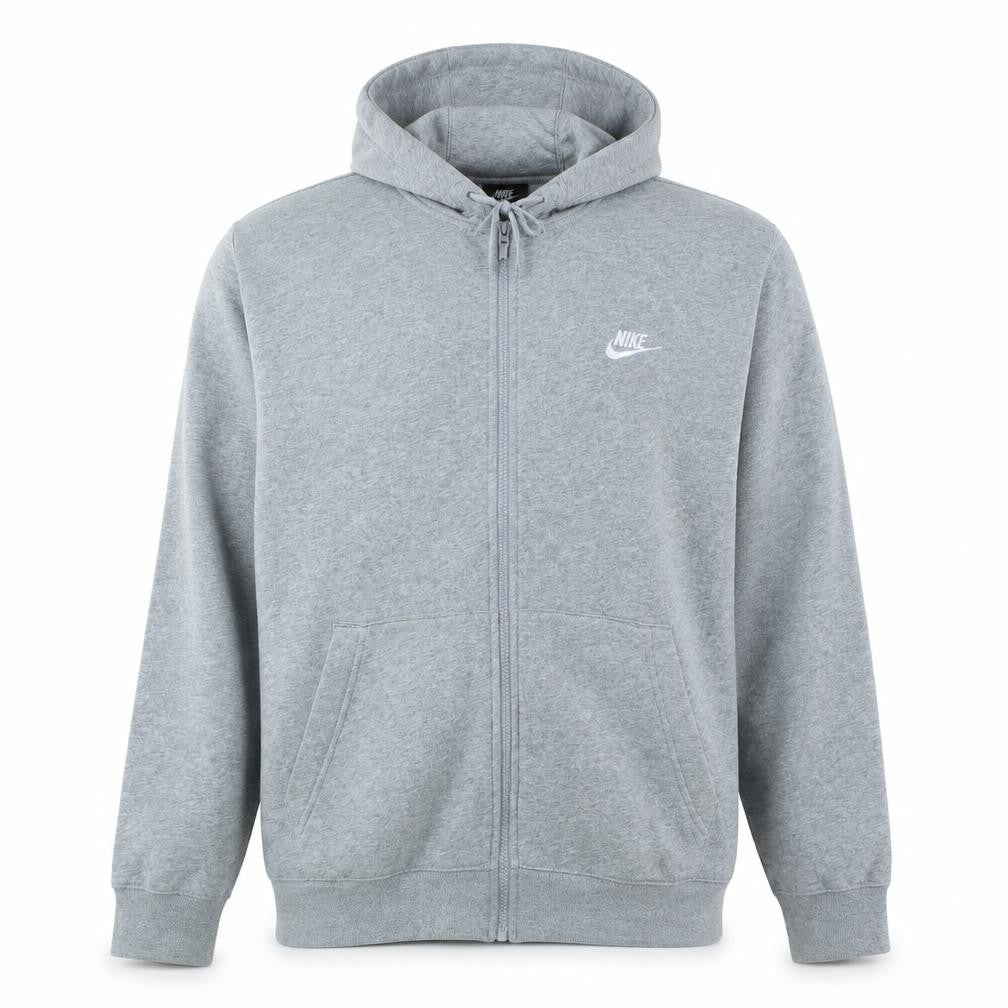 Mens UK Size XL Nike Grey Full Zip Hoodie