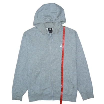 Mens UK Size XL Nike Grey Full Zip Hoodie