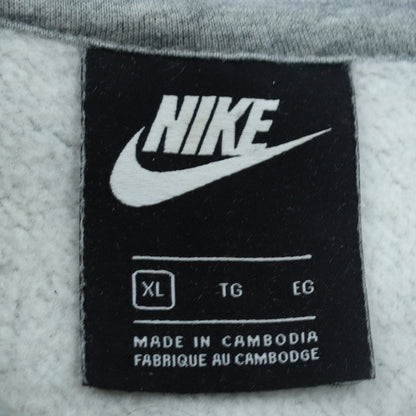 Mens UK Size XL Nike Grey Full Zip Hoodie