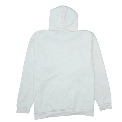 Mens UK Size 2XL FILA White Pullover Hoodie
