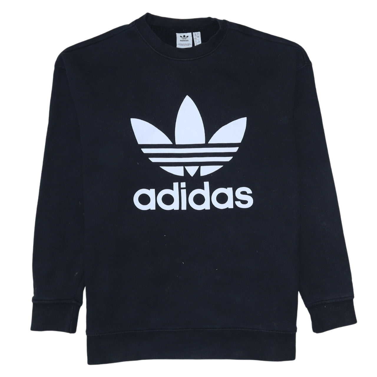 Womens UK Size 16 adidas Black Pullover Sweatshirt