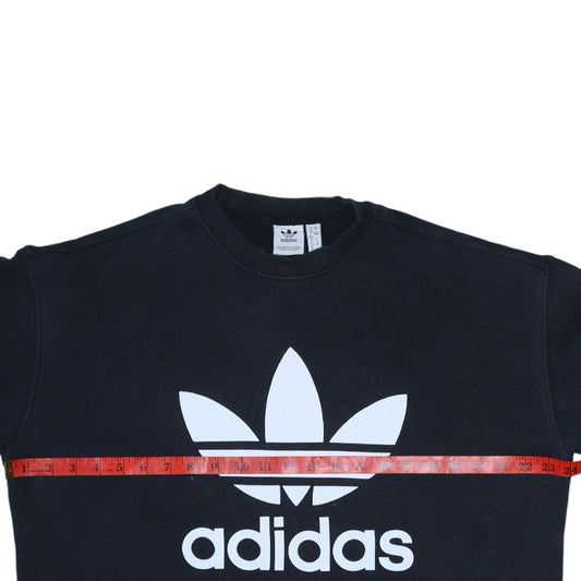 Womens UK Size 16 adidas Black Pullover Sweatshirt