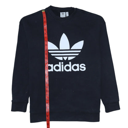 Womens UK Size 16 adidas Black Pullover Sweatshirt