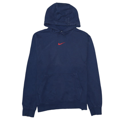 Mens UK Size M Nike Blue Pullover Hoodie