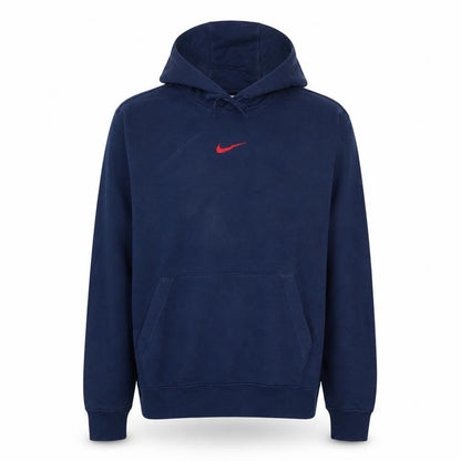 Mens UK Size M Nike Blue Pullover Hoodie