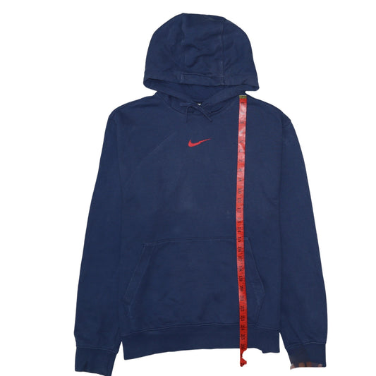 Mens UK Size M Nike Blue Pullover Hoodie