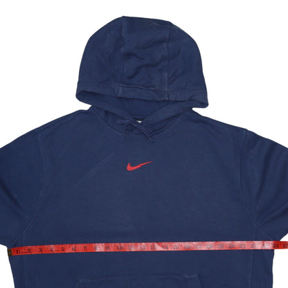 Mens UK Size M Nike Blue Pullover Hoodie
