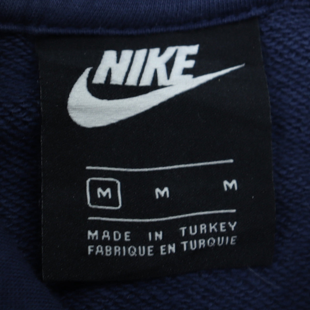 Mens UK Size M Nike Blue Pullover Hoodie