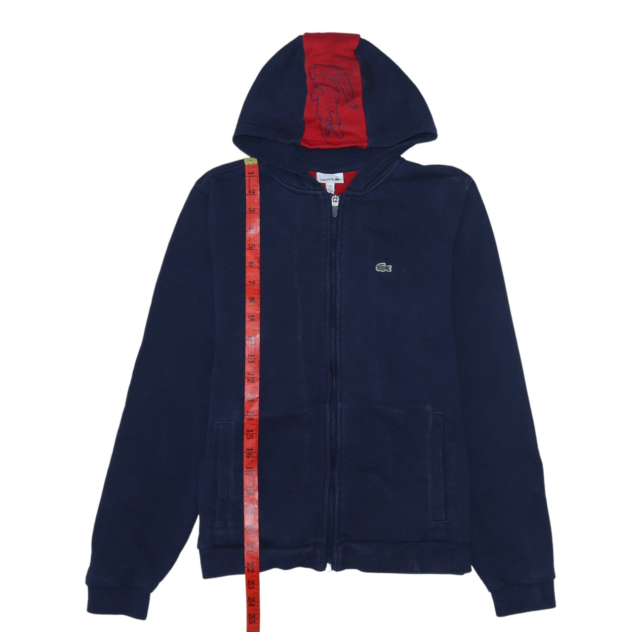 Teens UK Size 16 Lacoste Blue Full Zip Hoodie