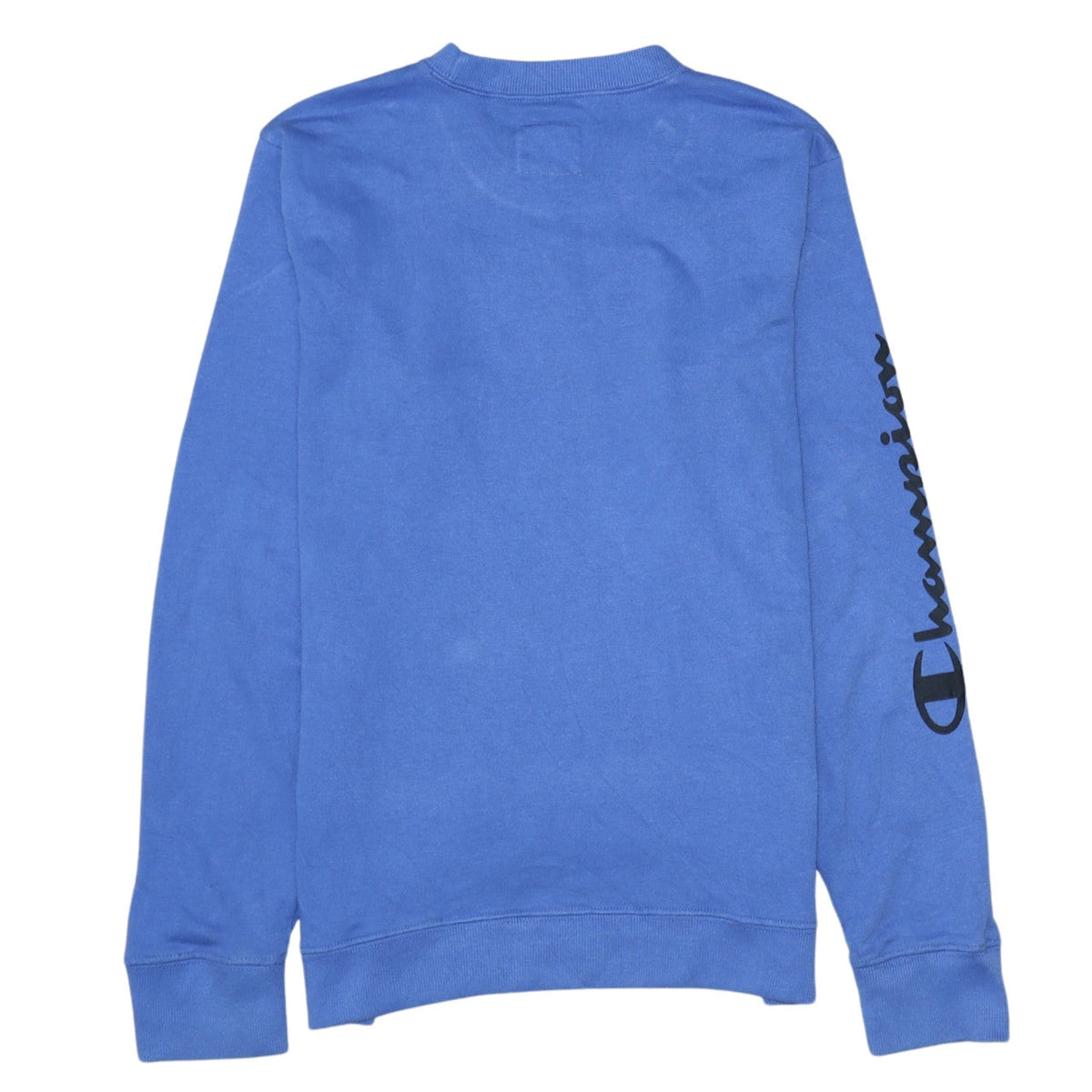 Mens UK Size L Champion Blue Pullover Sweatshirt