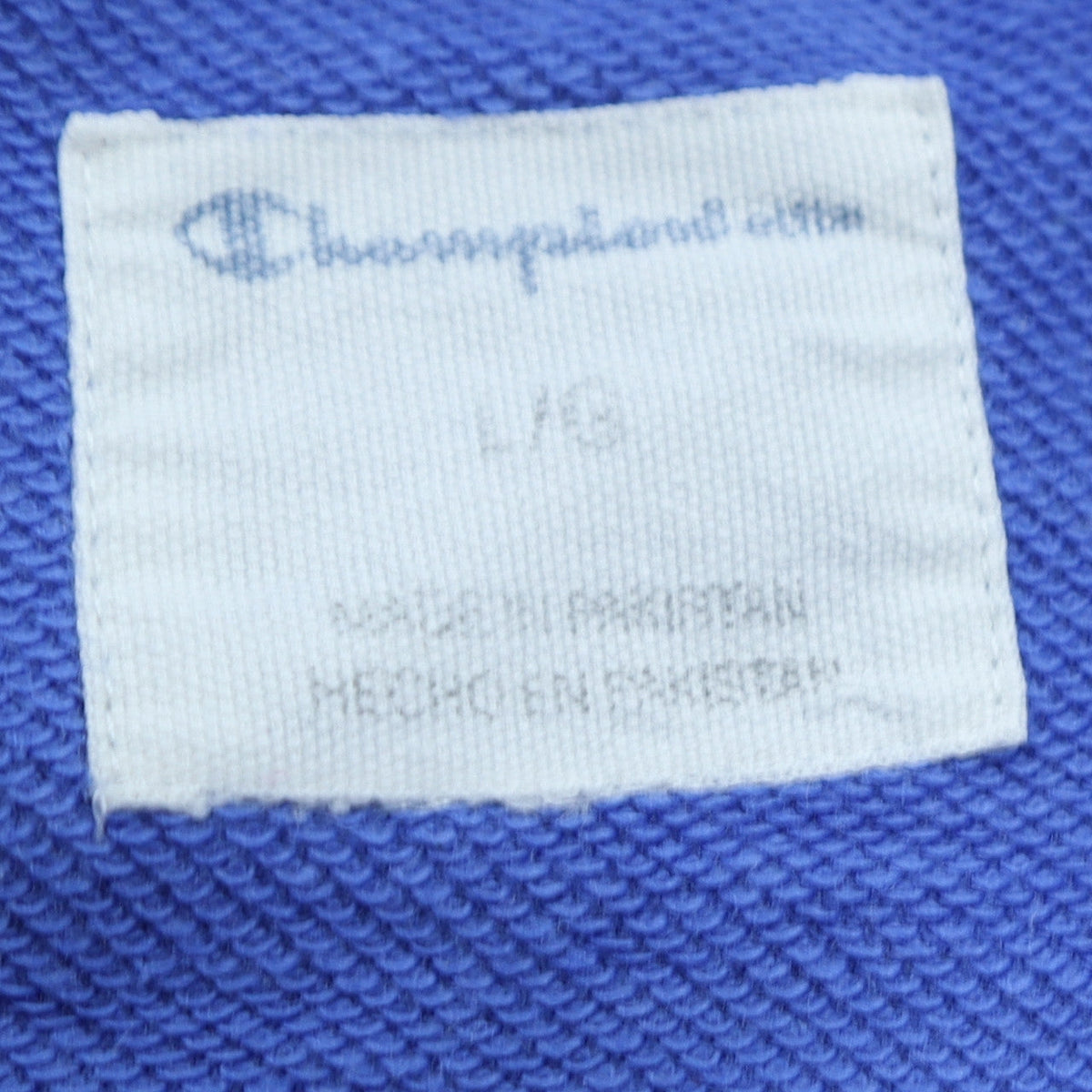 Mens UK Size L Champion Blue Pullover Sweatshirt