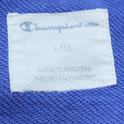 Mens UK Size L Champion Blue Pullover Sweatshirt