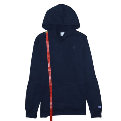 Mens UK Size M Champion Blue Pullover Hoodie