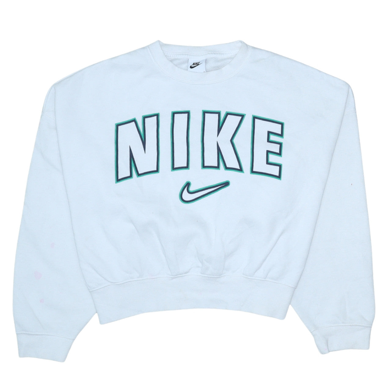Teens UK Size L Nike White Pullover Sweatshirt