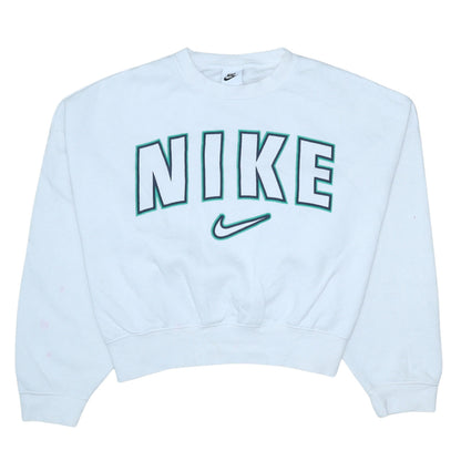 Teens UK Size L Nike White Pullover Sweatshirt