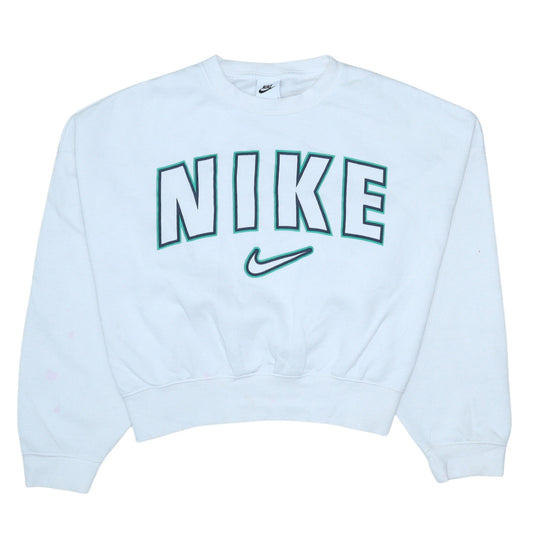 Teens UK Size L Nike White Pullover Sweatshirt