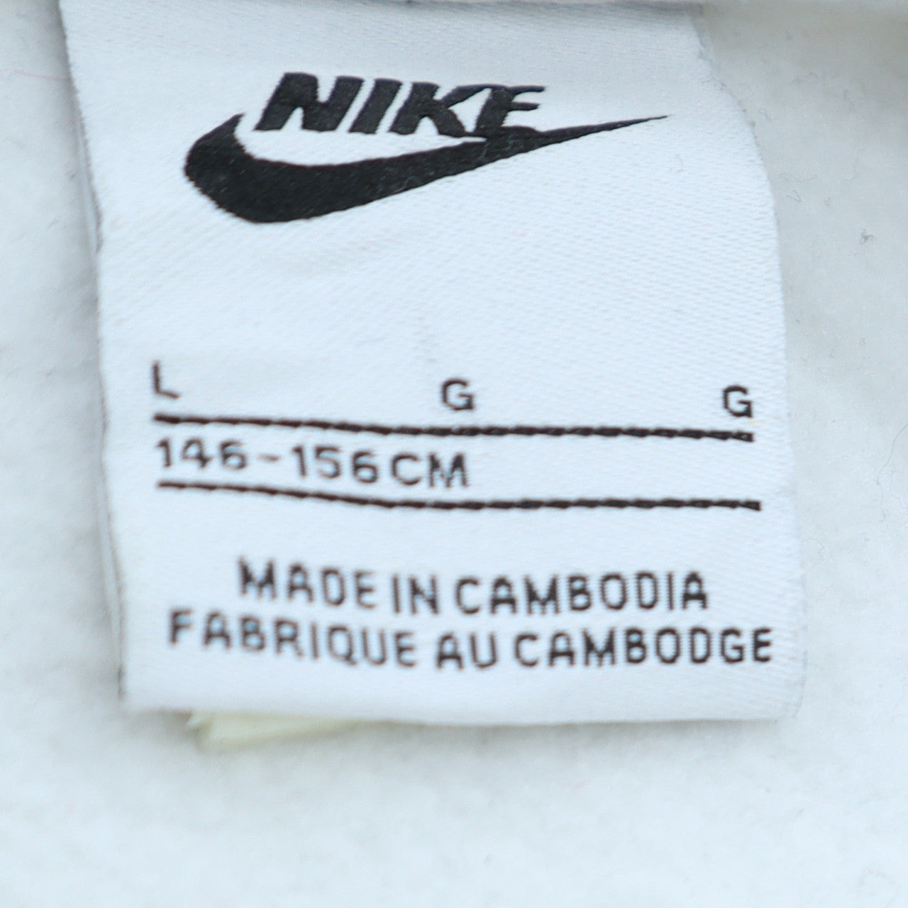 Teens UK Size L Nike White Pullover Sweatshirt