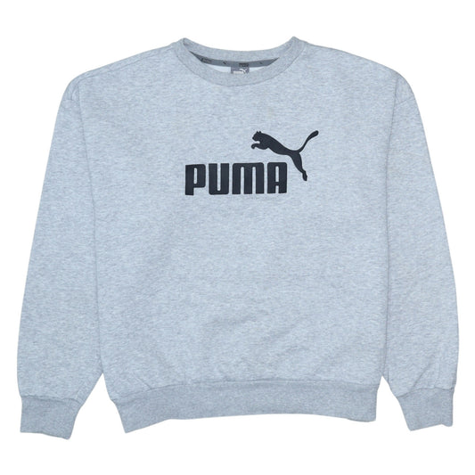 Mens UK Size L PUMA Grey Pullover Sweatshirt
