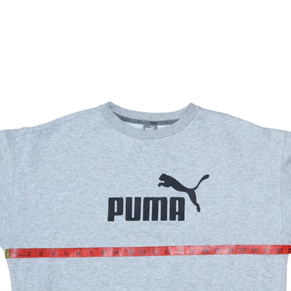 Mens UK Size L PUMA Grey Pullover Sweatshirt
