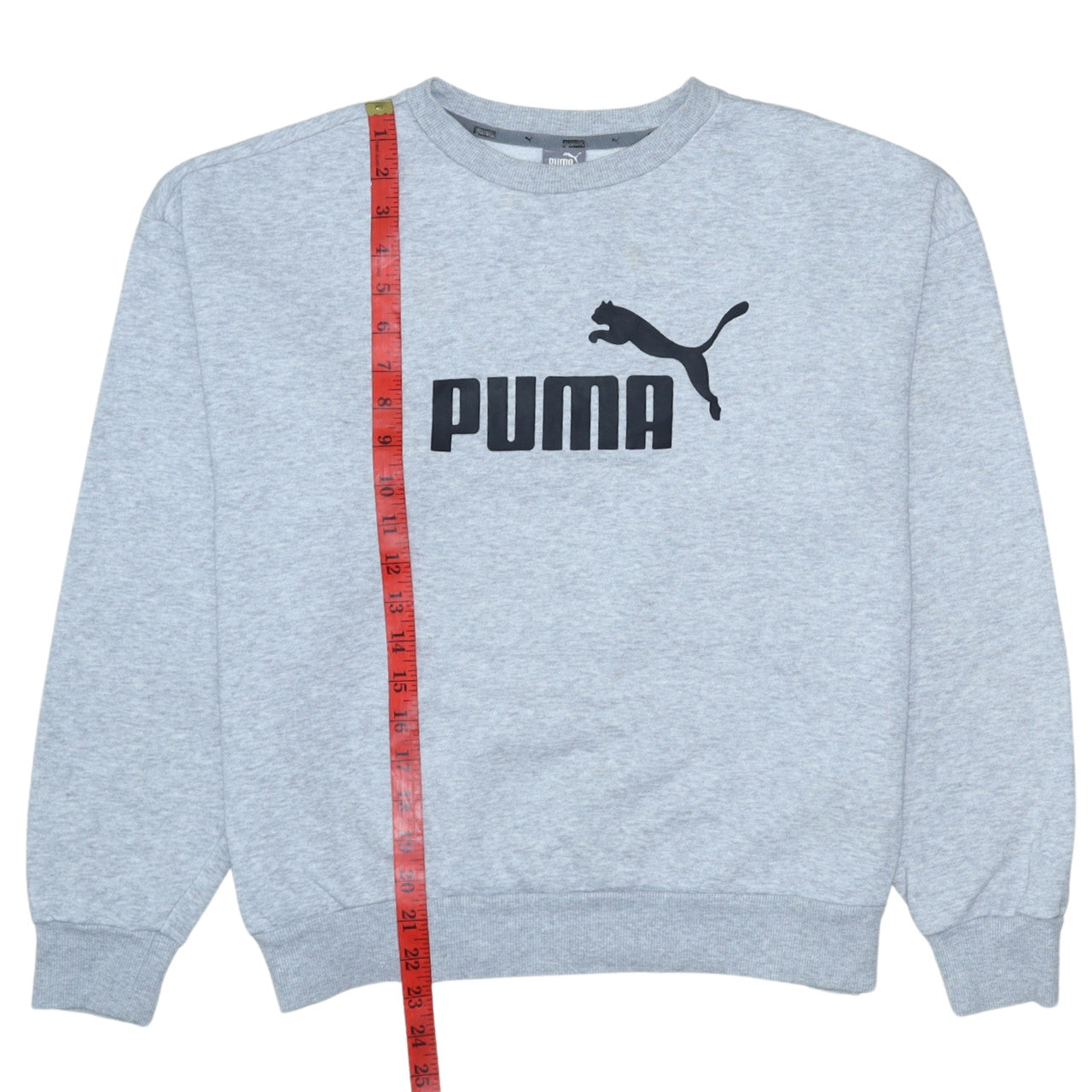 Mens UK Size L PUMA Grey Pullover Sweatshirt