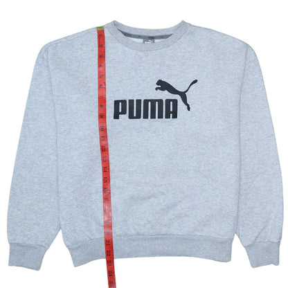 Mens UK Size L PUMA Grey Pullover Sweatshirt
