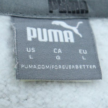 Mens UK Size L PUMA Grey Pullover Sweatshirt