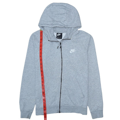 Mens UK Size M Nike Grey Full Zip Hoodie