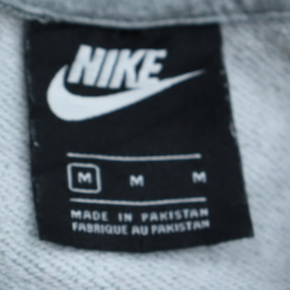 Mens UK Size M Nike Grey Full Zip Hoodie