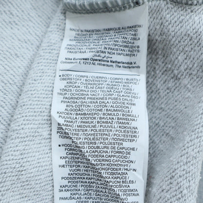 Mens UK Size M Nike Grey Full Zip Hoodie