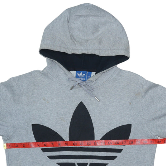 Mens UK Size S adidas Grey Pullover Hoodie