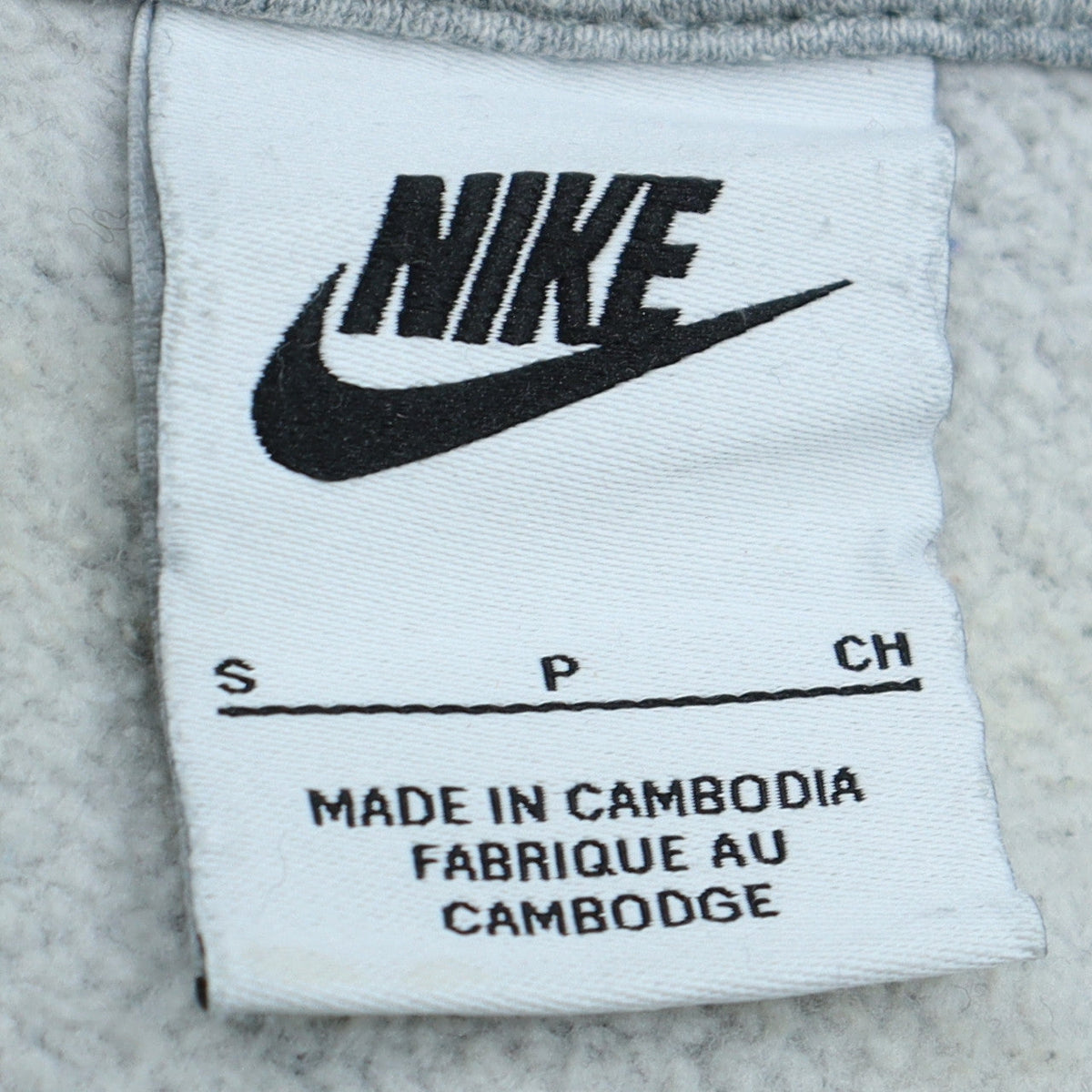 Mens UK Size S Nike Grey Pullover Hoodie