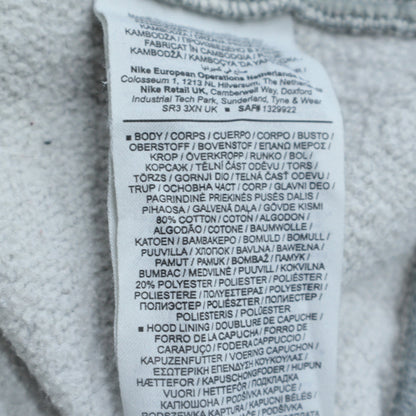 Mens UK Size S Nike Grey Pullover Hoodie