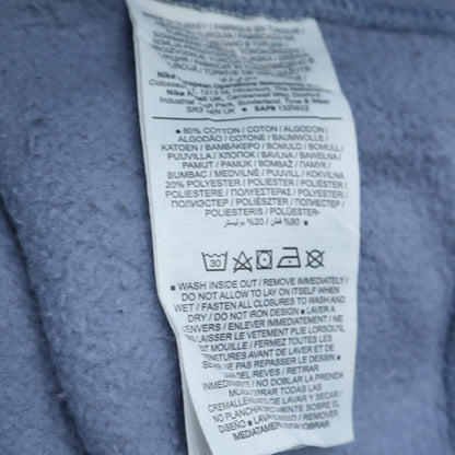 Mens UK Size XS Nike Blue 1/2 Zip Sweatshirt