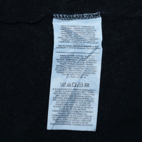 Mens UK Size XS Nike Black Full Zip Hoodie