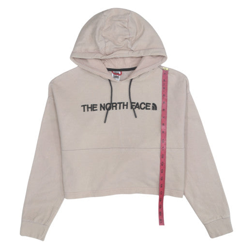 Womens UK Size L The North Face Beige Pullover Hoodie