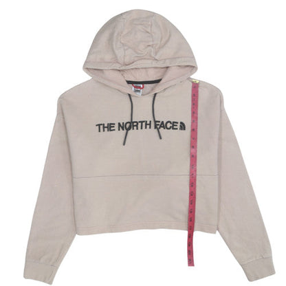 Womens UK Size L The North Face Beige Pullover Hoodie